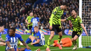 500彩票查询-【英超】哈弗茨传射，阿森纳3比0客胜布莱顿重回榜首