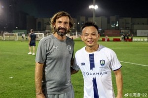 500彩票资讯-周通分享与皮尔洛同框照：圆梦少年时代的偶像❤️🖤